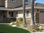 Custom masonry eldorado stone wainscot