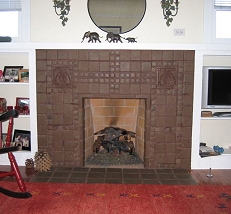 Batchelder Tile Fireplaces
