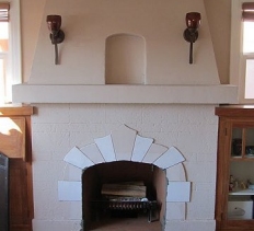 Stucco Fireplaces