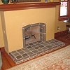 Batchelder Tile Fireplace