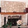 Stone Face Fireplace -