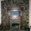 Stone Face Fireplace -