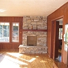 Stone Face Fireplace -