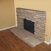 Stone Face Fireplace - Eldorado Coastal Ledge