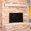Stone Face Fireplace -