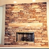 Stone Face Fireplace -