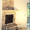 Stone Face Fireplace - Eldorado River Rock