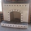 Spanish Style Plaster Fireplace