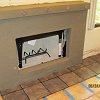 Plaster Fireplace under construction - scratch coat waiting for final plaster finish